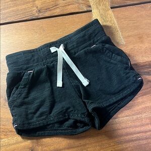 Cat & Jack Black Athletic Shorts with Drawstring